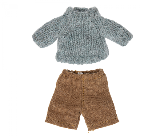 Maileg - Knitted Sweater and Pants For BIG BROTHER