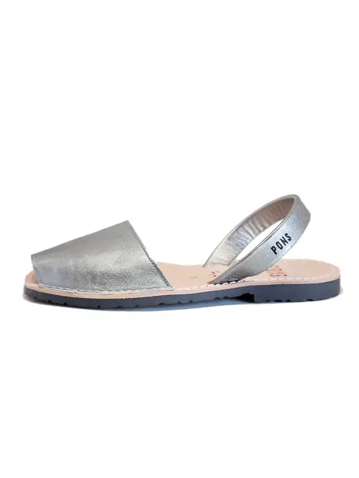 Avarcas Pons - Women’s Classic Style - Pewter