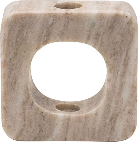 Marble Open View Taper Holder