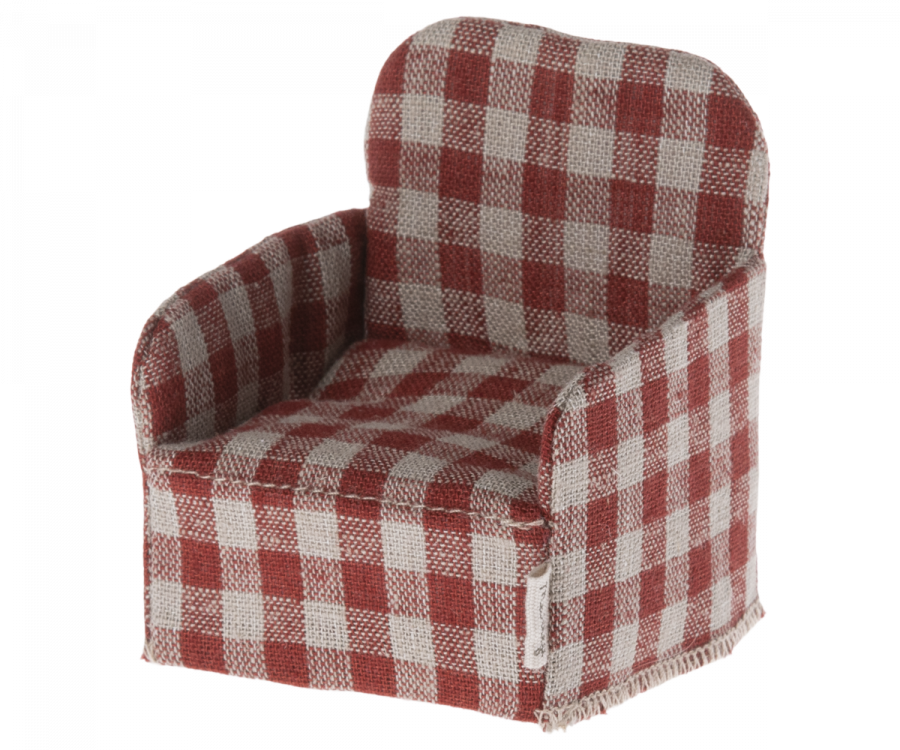 Maileg - Chair, Mouse - Red