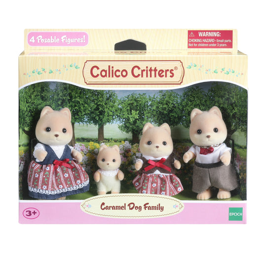 Calico Critters - Caramel Dog Family