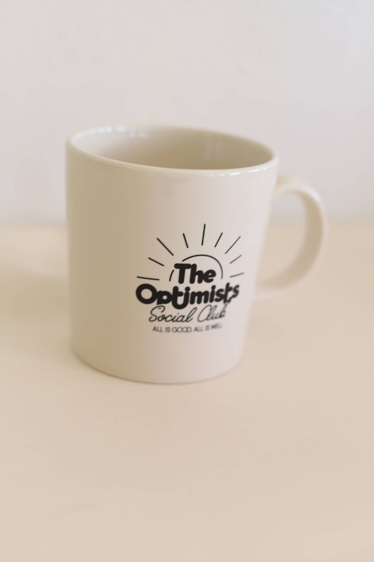 Polished Prints - Optimist Social Club - 14oz Ceramic Coffee Mug