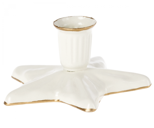 Maileg - Candle Holder - OFF WHITE