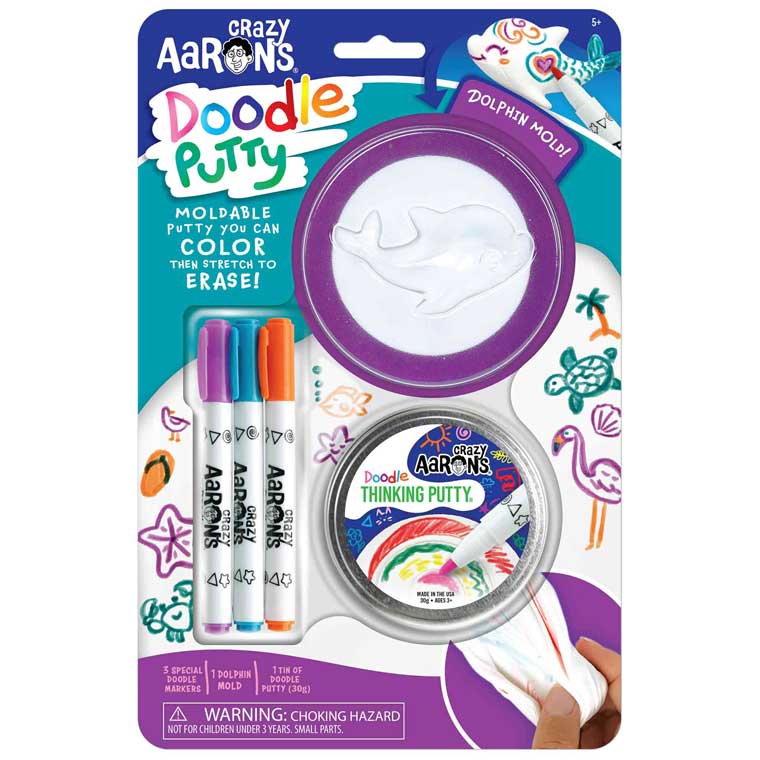 Crazy Aarons - Doodle Putty Kit - Dolphin Mold