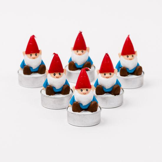 Gnome Tea Light Candle - 6 Pack