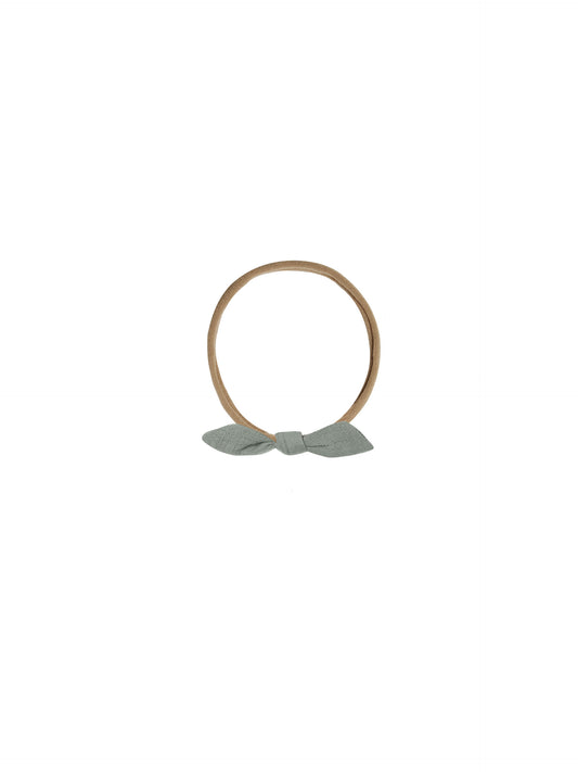 Quincy Mae - Little Knot Headband - Sea Green - LAST ONE