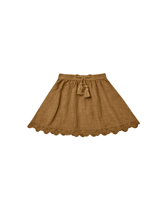Rylee + Cru - Mini Skirt - Chartreuse