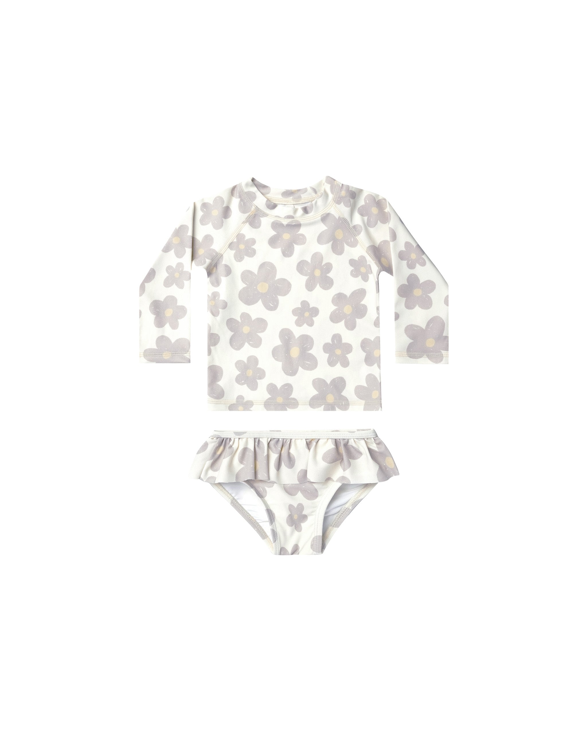 Rylee + Cru - Rash Guard Girls Set - Retro Floral – SANNA baby