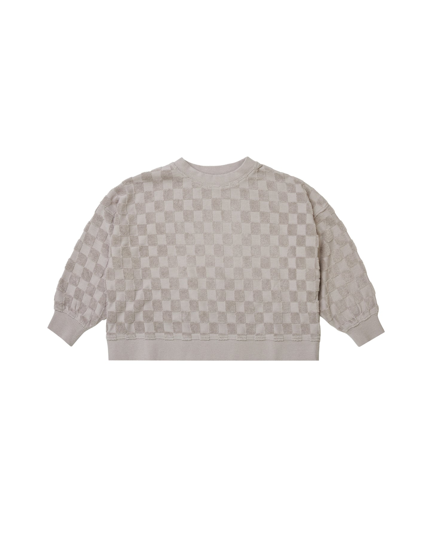 Rylee + Cru - Boxy Pullover - Cloud Check