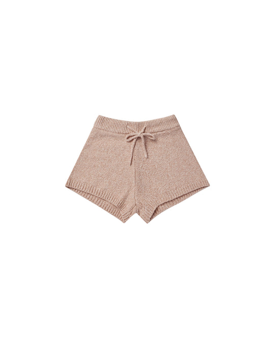 Rylee + Cru - Knit Shorts - Heathered Rose