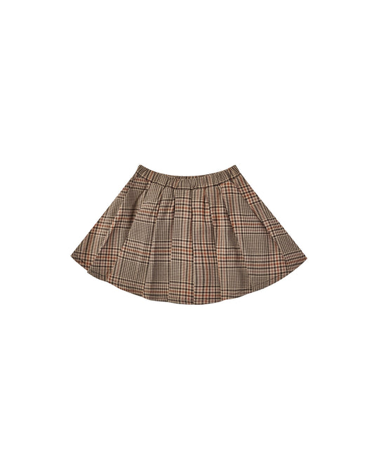Rylee + Cru - Pleated Mini Skirt - Rustic Plaid