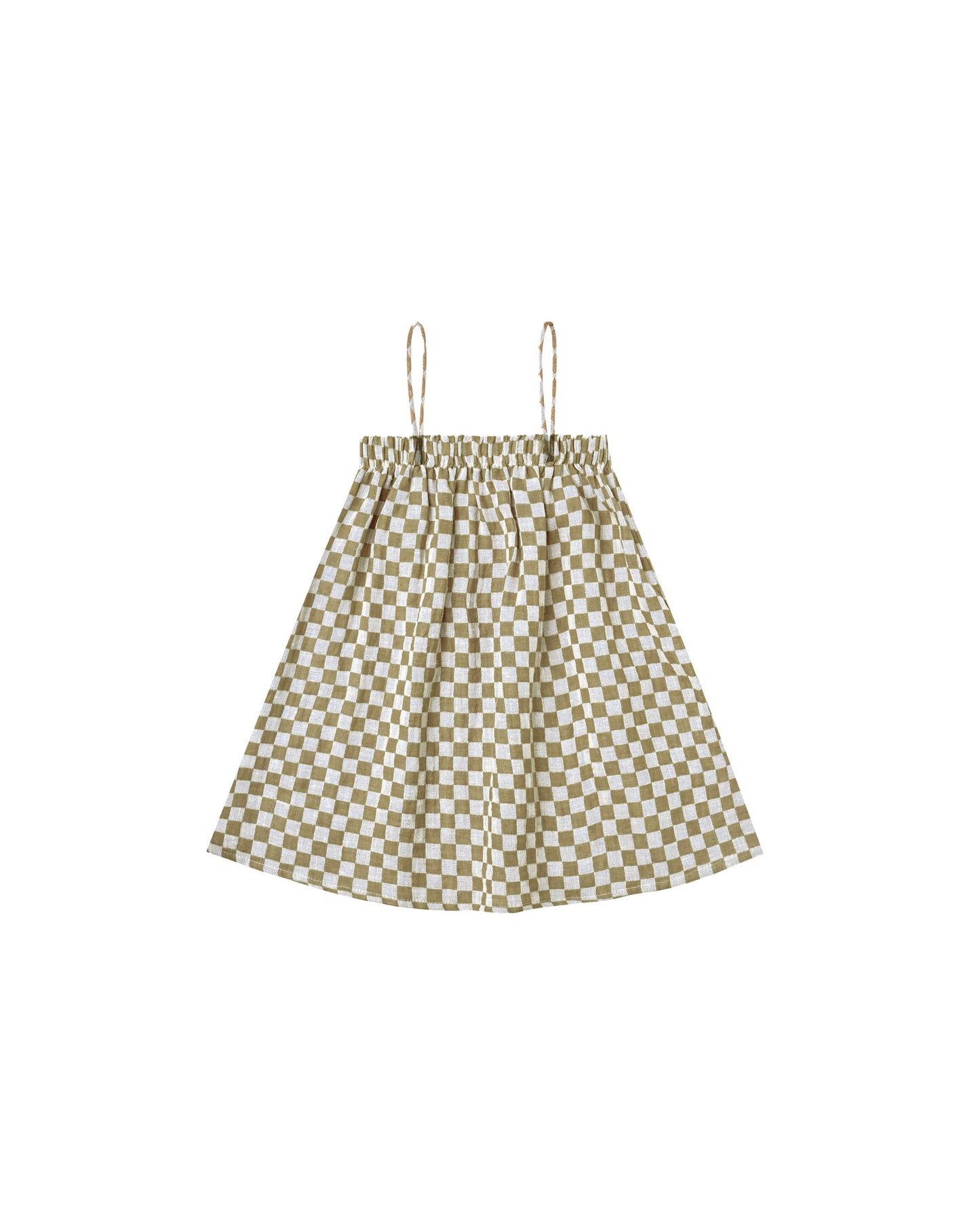 Rylee + Cru - Sahara Mini Dress - Olive Check