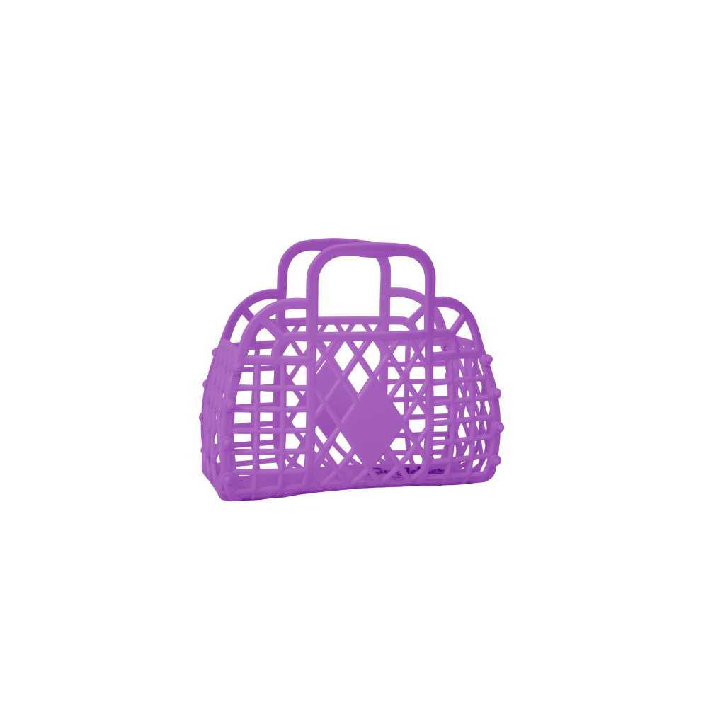 Sunjellies - Mini Retro Basket - Purple