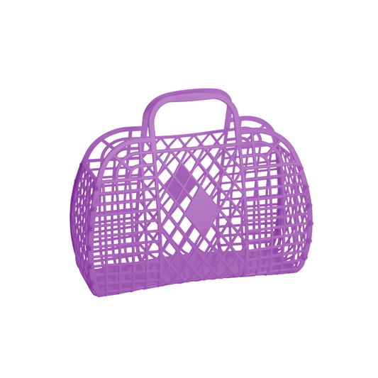 Sunjellies - Small Retro Basket - Purple