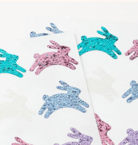 Meri Meri - Sticker Sheet - Glitter Bunny