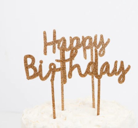 Meri Meri - Happy Birthday Acrylic Toppers