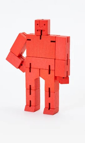 Areaware - Micro Cubebot - Red