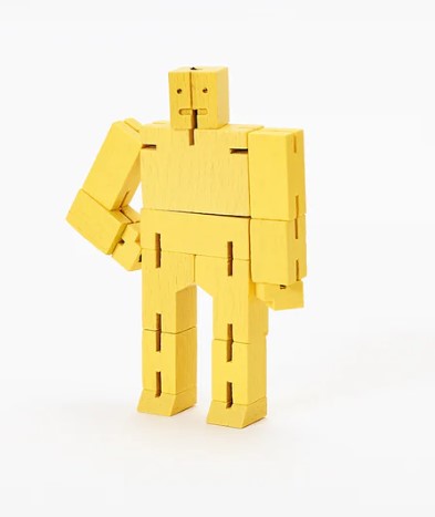 Areaware - Micro Cubebot - Yellow
