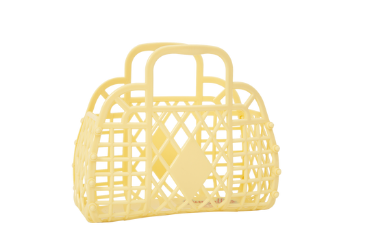 Sunjellies - Mini Retro Basket - Yellow