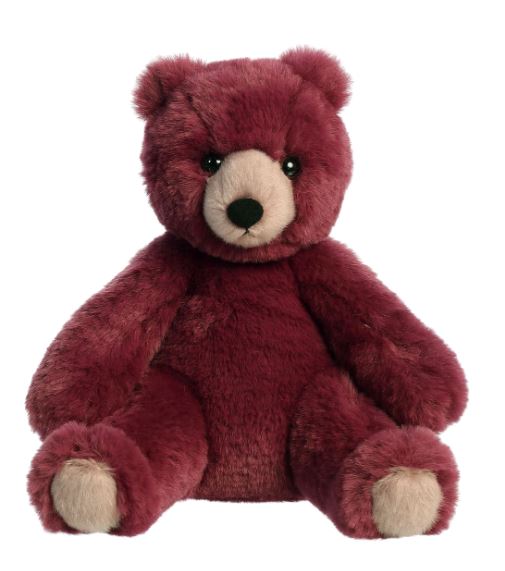 Eco Friendly Plush - Humphrey Bear - Burgundy