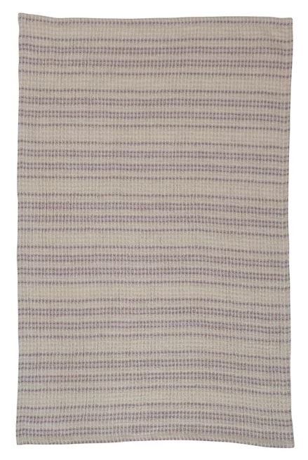Bloomingville - Woven Cotton Tea Towel - Lavender Grid