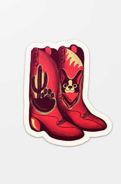Shop Good Co. - Desert Dog Boots Sticker