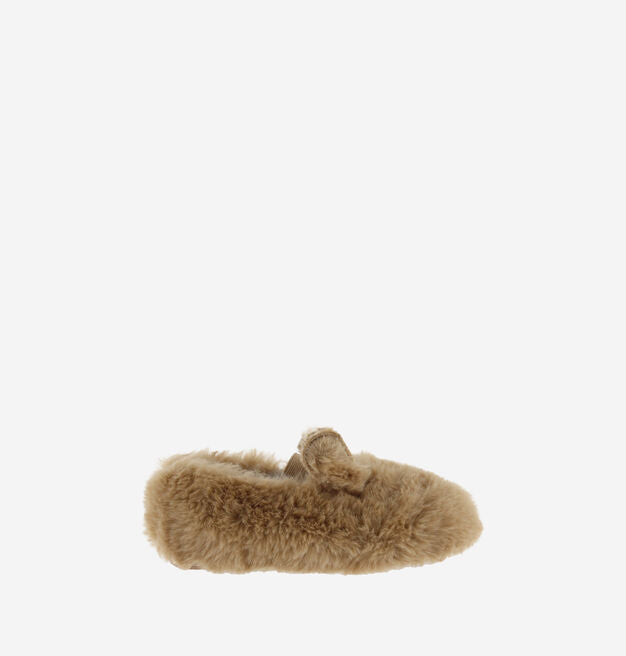 Victoria Shoes - Gimnasia Soft Fur Mary Jane With Bunny - Camel - LAST ONE - 35
