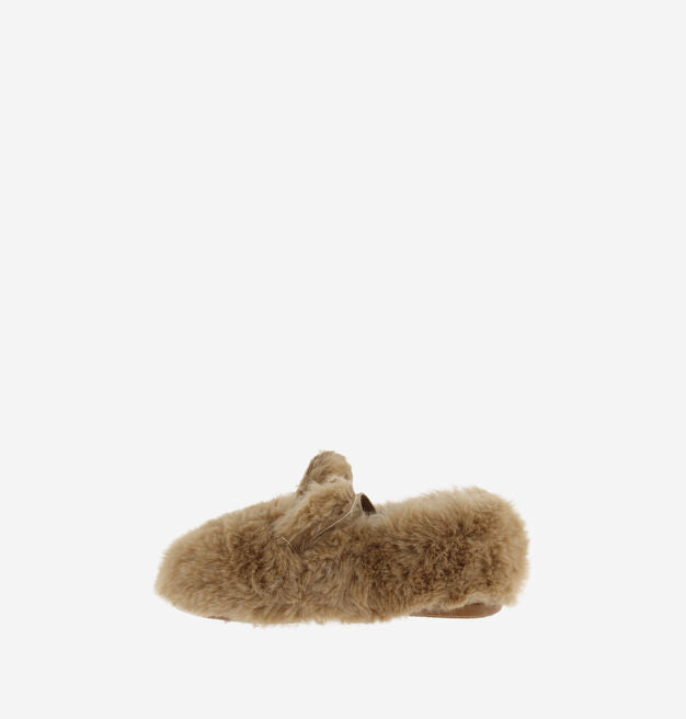 Victoria Shoes - Gimnasia Soft Fur Mary Jane With Bunny - Camel - LAST ONE - 35