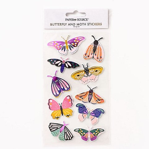 Butterfly + Moth Stickers