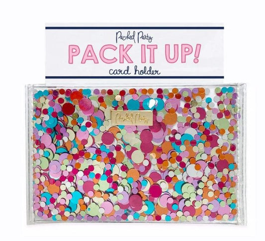 Packed Pary - All Bizness Confetti Cardholder