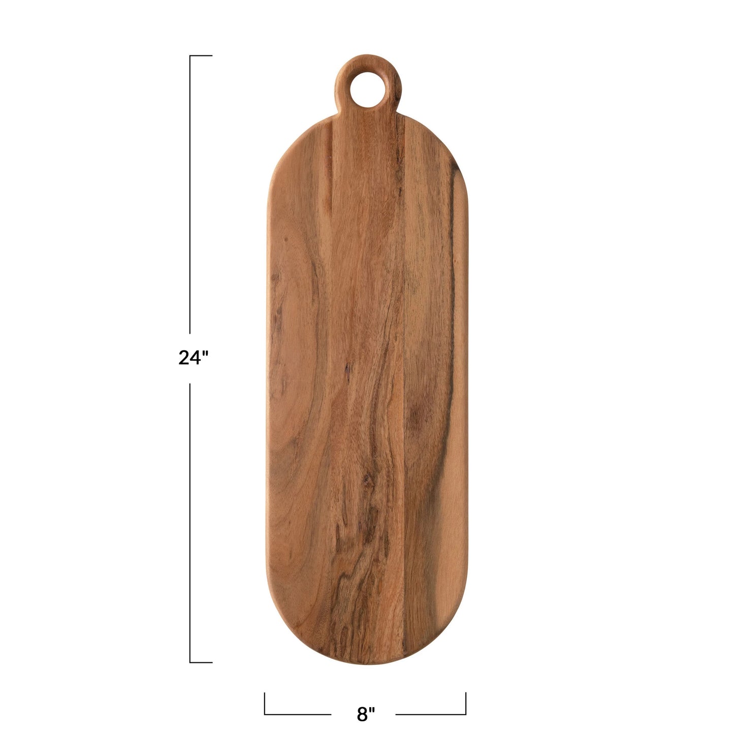 Acacia Wood Cutting Board with Handle