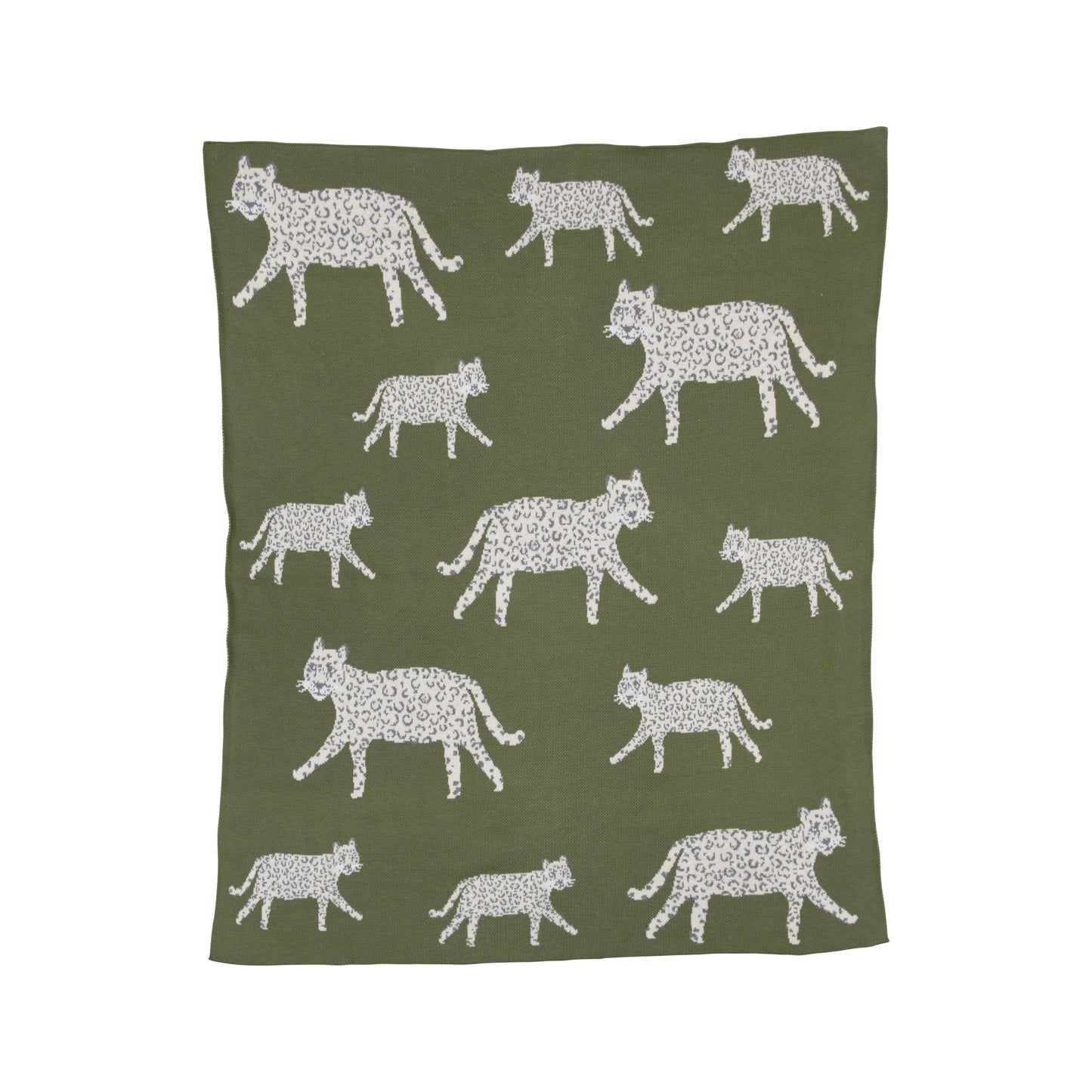 Cotton Knit Baby Blanket - Jaguars