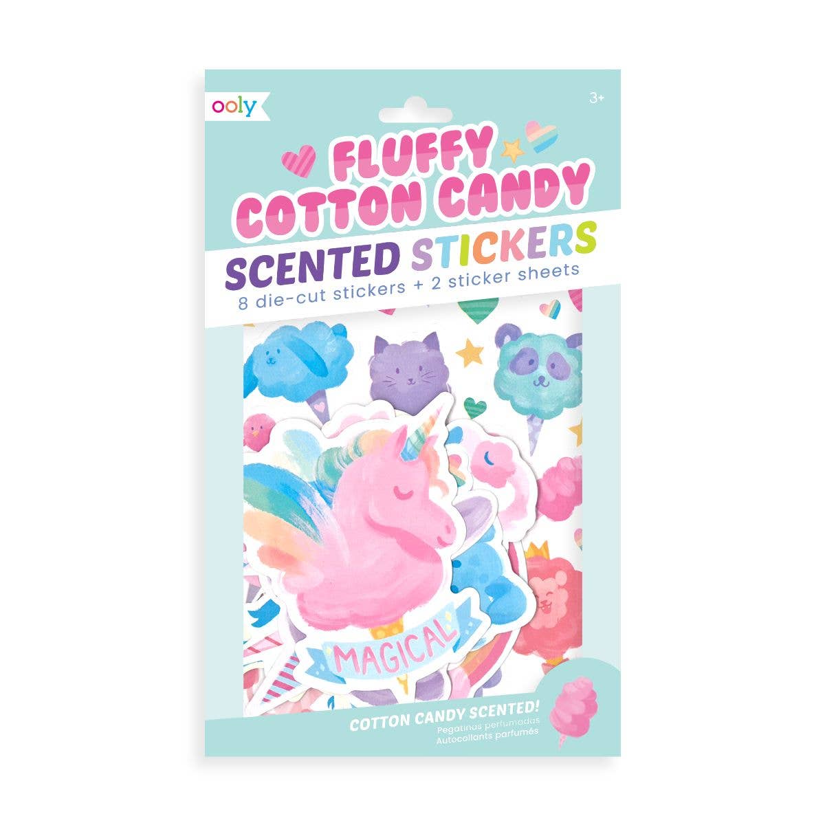 OOLY - Fluffy Cotton Candy Scented Stickers