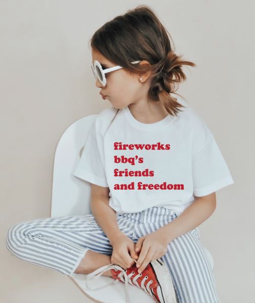 Fourth of July - Toddler Graphic Tee - Freedom