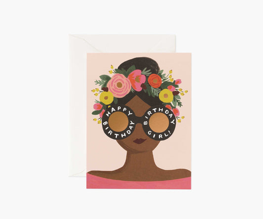 Rifle Paper Co. - Flower Crown Birthday Girl Card