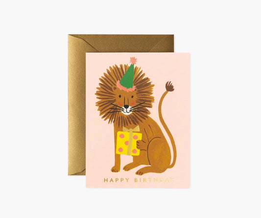 Rifle Paper Co. - Lion Birthday Card