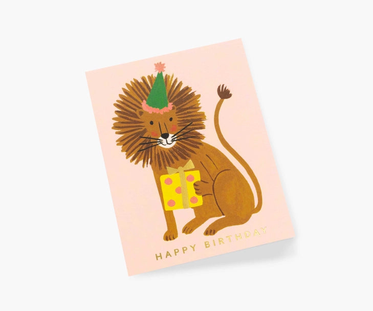 Rifle Paper Co. - Lion Birthday Card