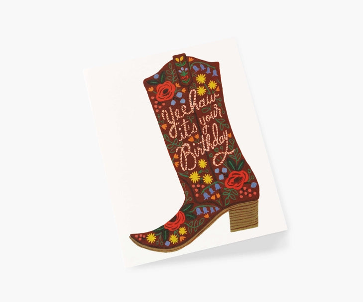 Rifle Paper Co. - Birthday Boot Card