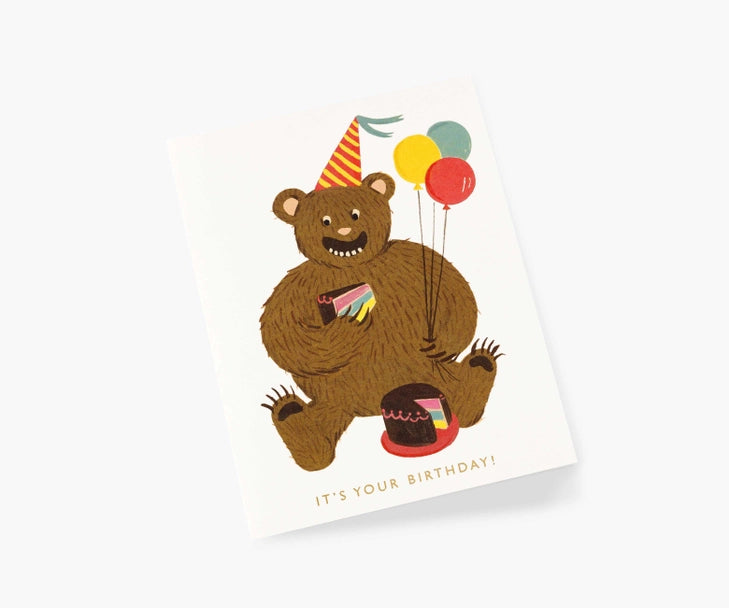 Rifle Paper Co. - Birthday Bear Card