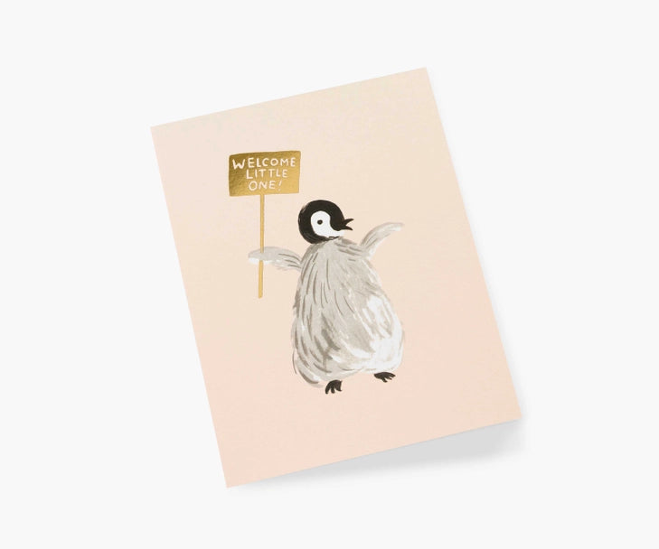 Rifle Paper Co. - Welcome Penguin Card