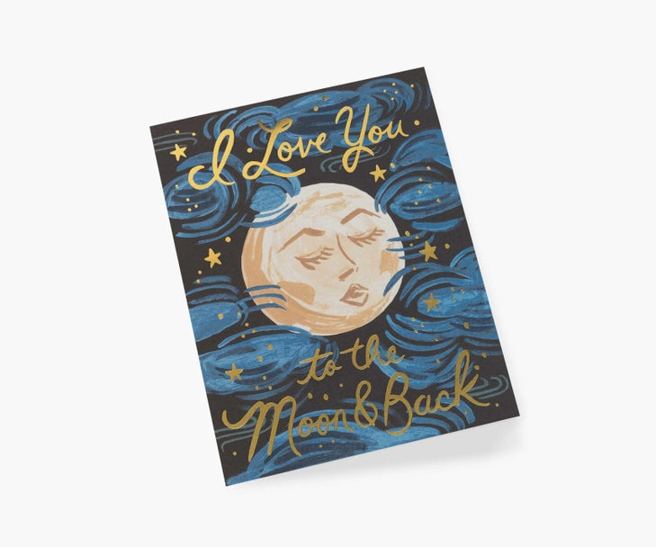 Rifle Paper Co. - Card - To The Moon + Back