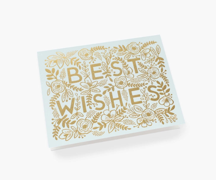 Rifle Paper Co. - Card - Golden Best Wishes