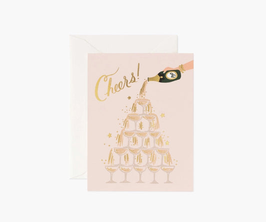 Rifle Paper Co. - Champagne Tower Cheers Card