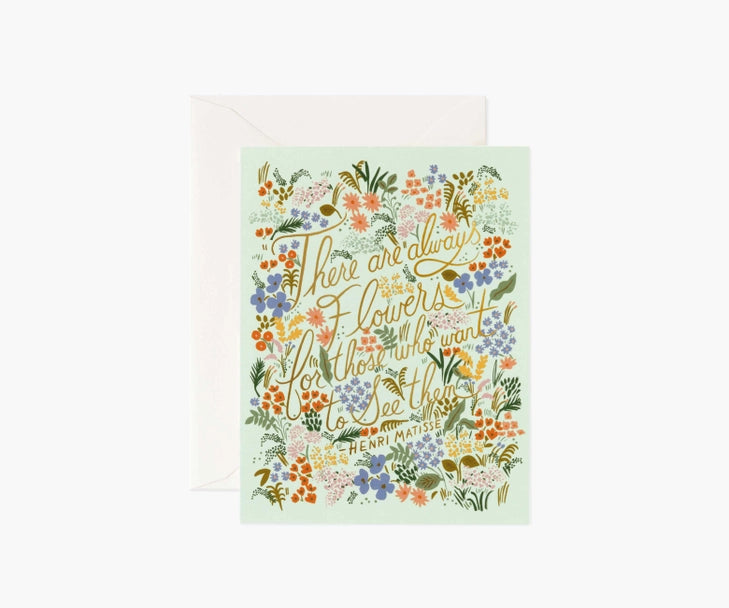 Rifle Paper Co. - Card - Matisse Quote