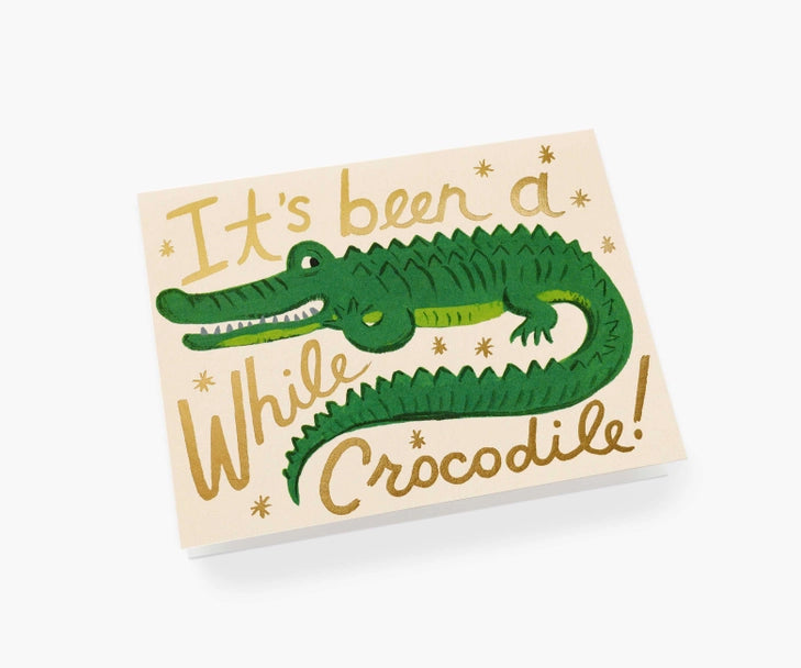 Rifle Paper Co. - Card - Been Awhile Crocodile