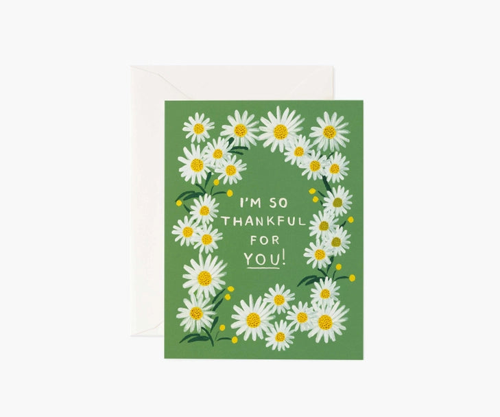 Rifle Paper Co. - Card - Daises Thankful For You