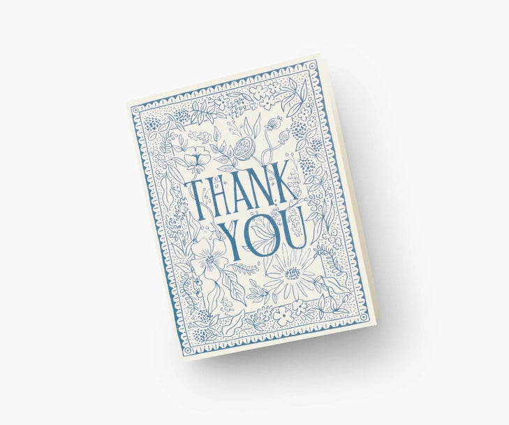 Rifle Paper Co. - Thank You Card - Delft