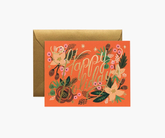 Rifle Paper Co. - Poinsettia Holiday Card
