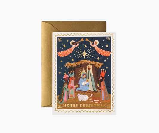 Rifle Paper Co. - Christmas Nativity Card