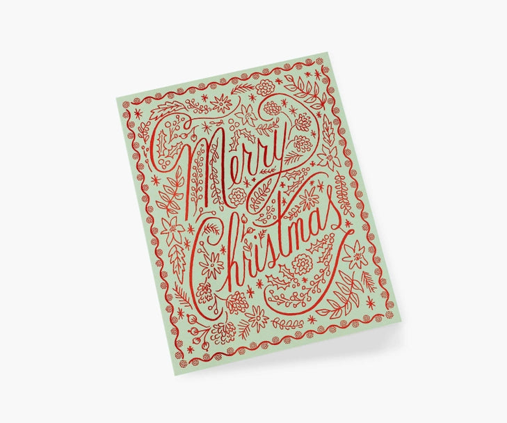Rifle Paper Co. - Crimson Christmas Card